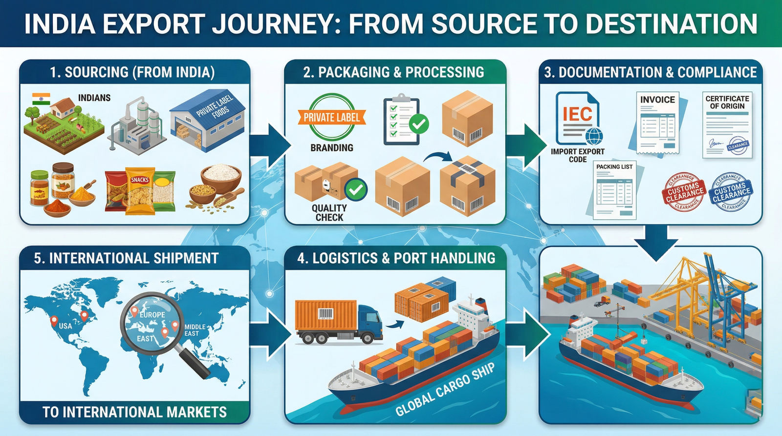 Export Process From India